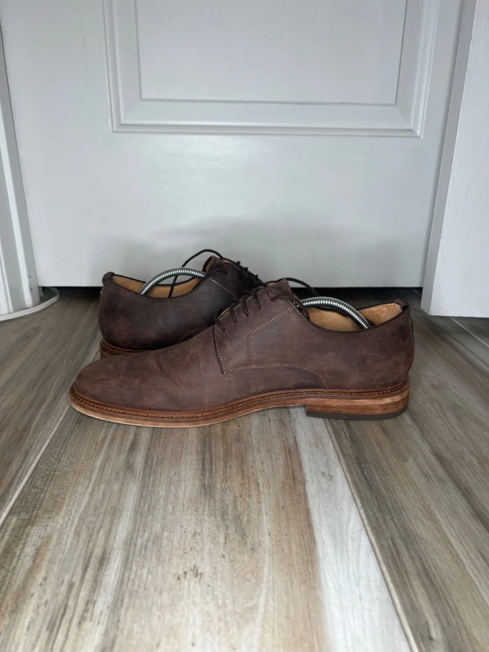 Warfield & Grand Gabeillo Leather Oxfords Shoes Brown Mens Sz 11.5
